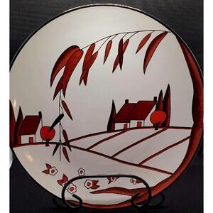 Ava Bergman Ava's Greenhouse Meadow Stoneware 12" Platter SY-6334